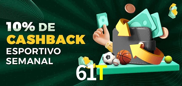 10% de bônus de cashback na 61T